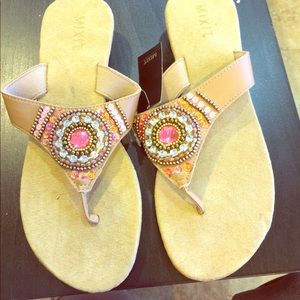 Mixit Beaded sandals size 10