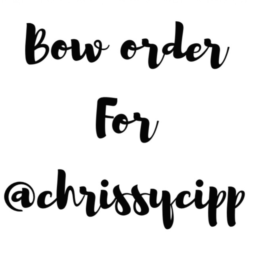Bow bundle for @chrissycipp
