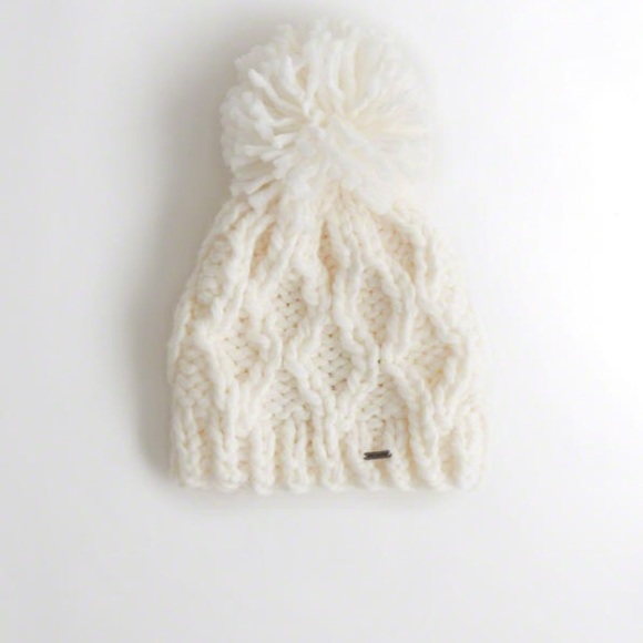 Hollister Accessories - BOGO!!! Cream beanie