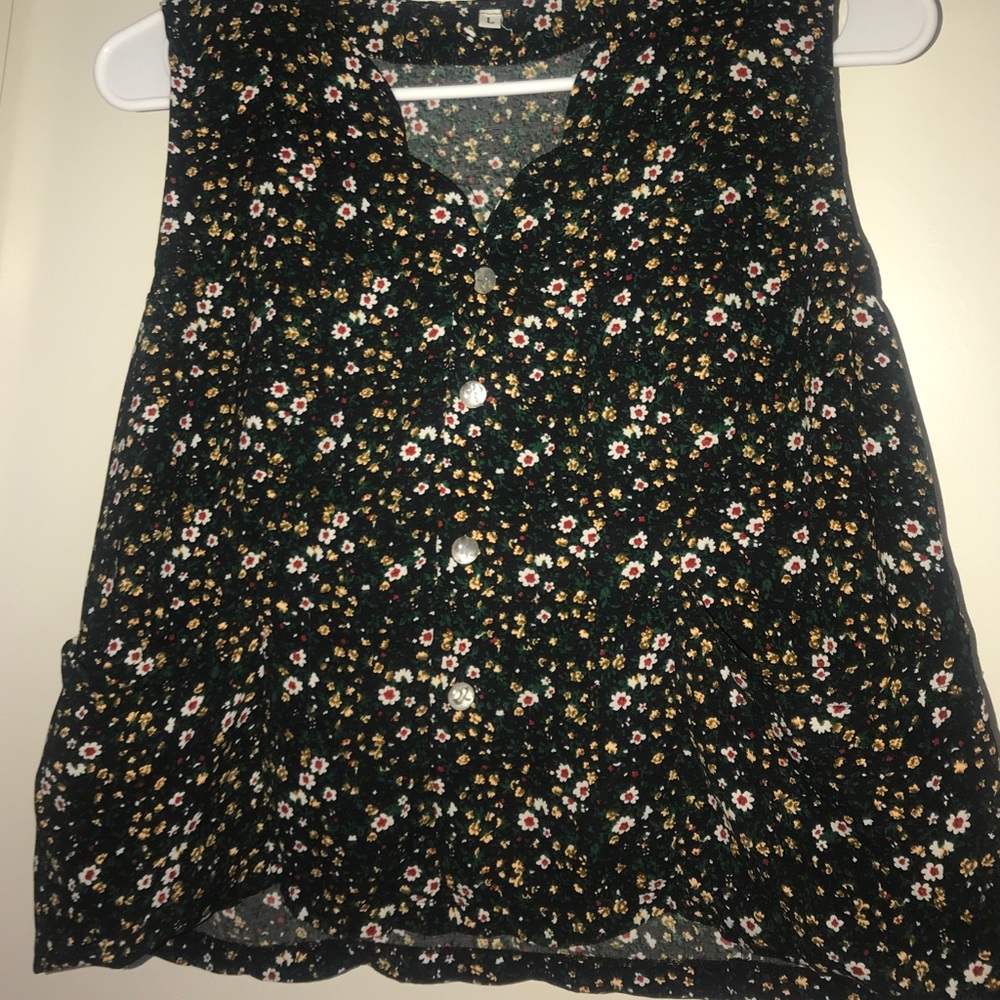 Vintage Floral Vest
