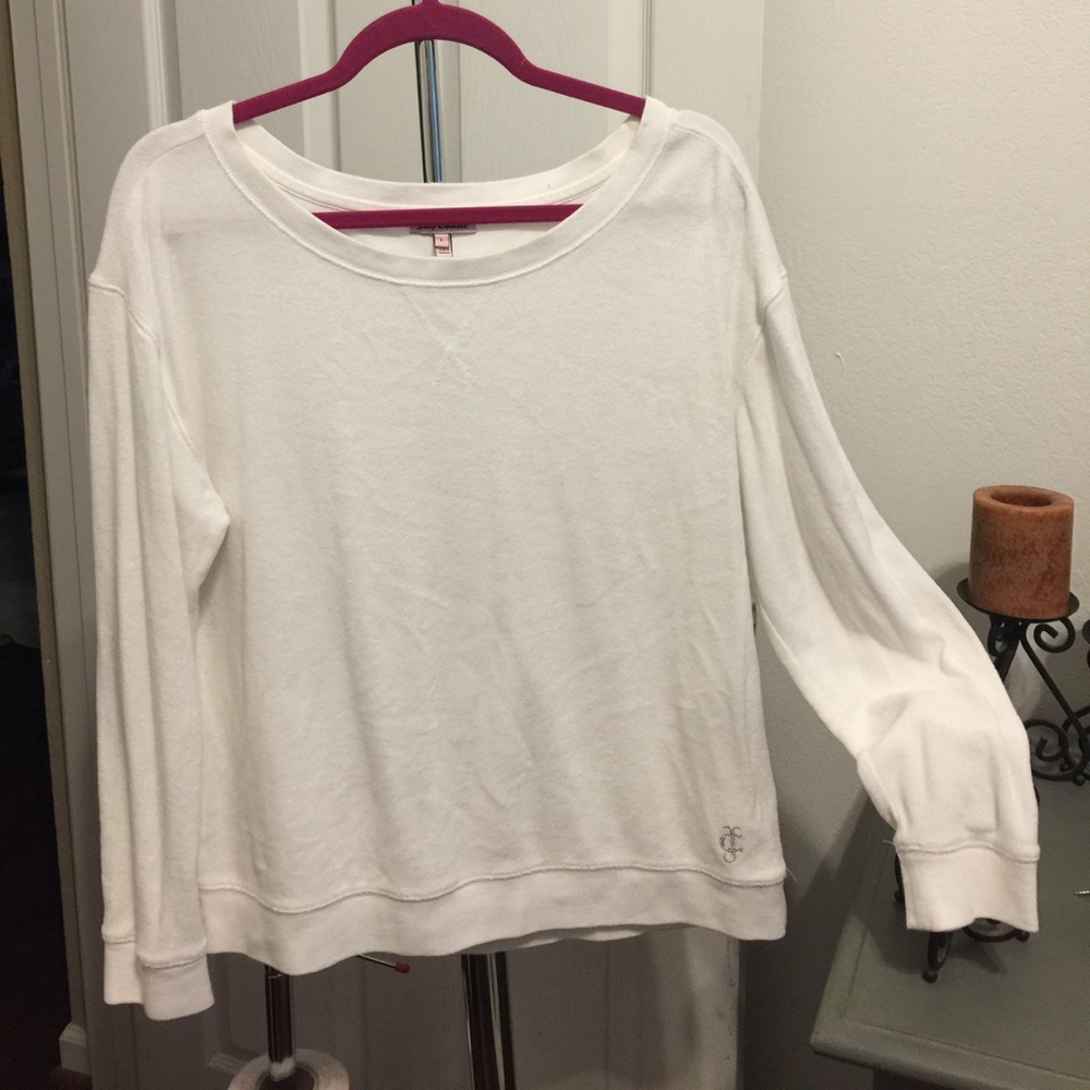 Juicy Couture Sz L Terry Sweat Shirt