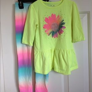 Bright two piece outfit