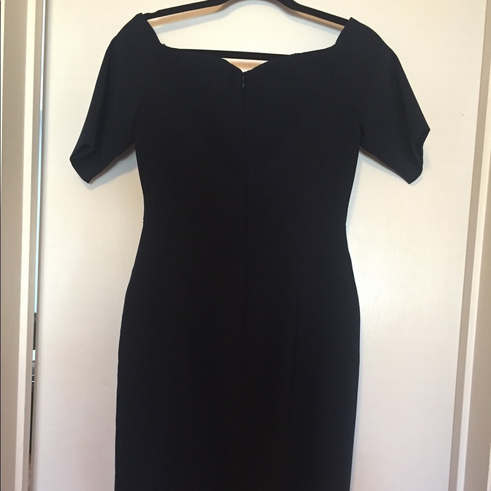 Navy Calvin Klein Off The Shoulder Dress
