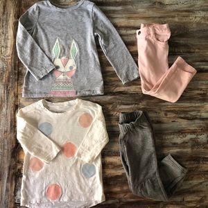 Coordinating tops and pants