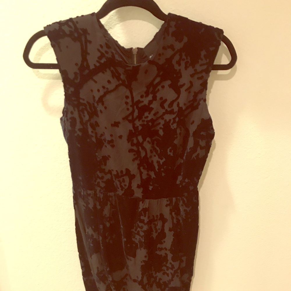 Dolce vita velvet open back dress