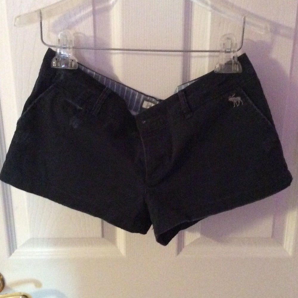 A&F Denim Navy Shorts
