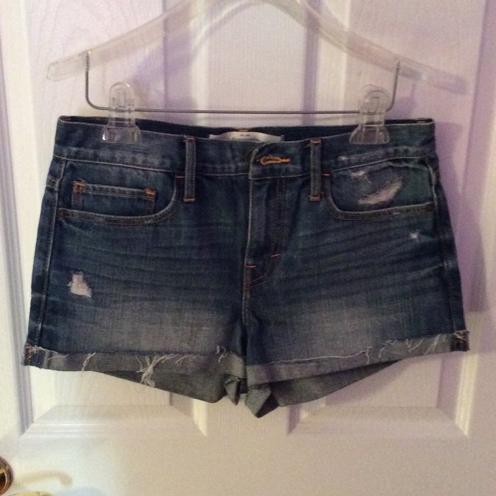 A&F Midrise Denim Shorts