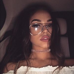 Clear aviator glasses BNWOT