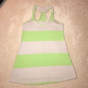 Racerback athletic tank
