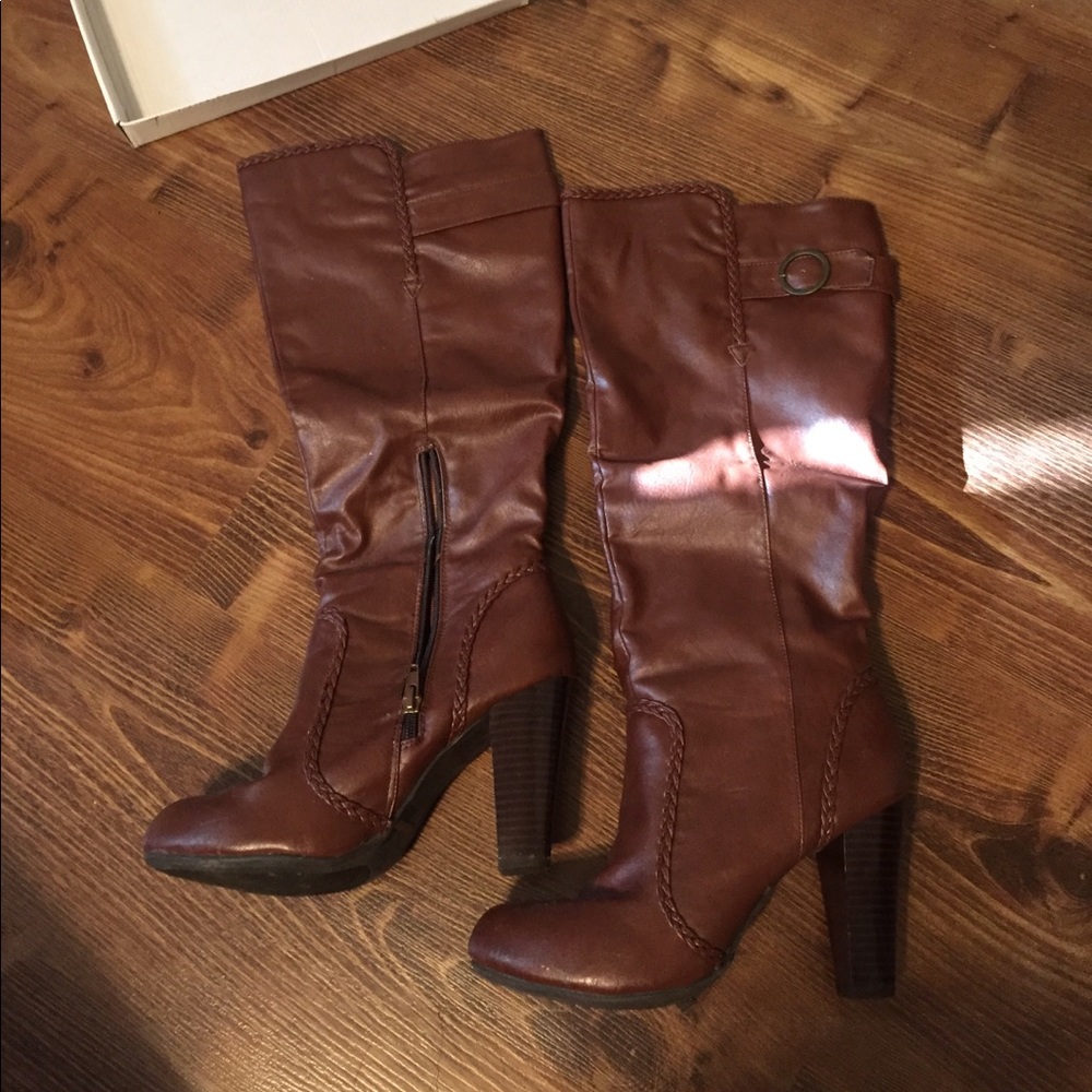 Brown Cognac Boots