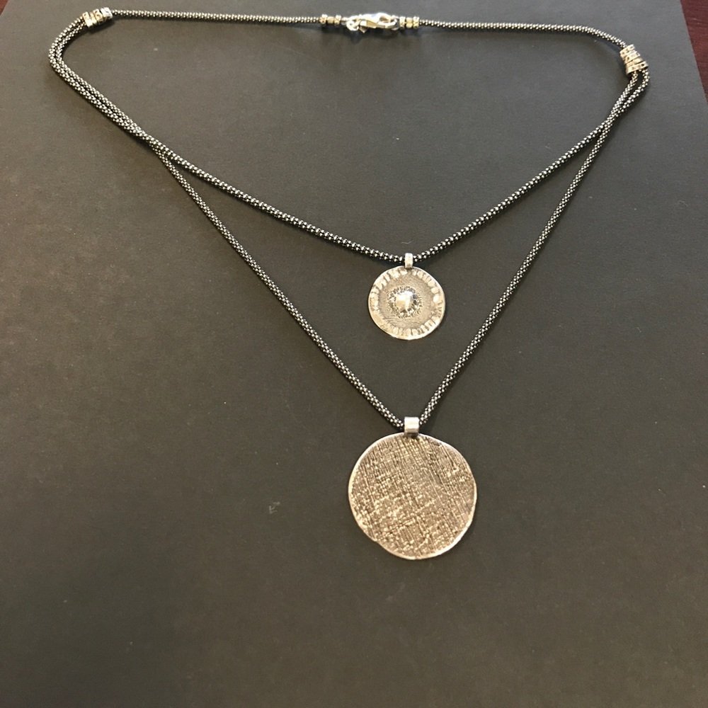 Silpada double strand pendant necklace