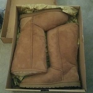 Ugg Classic Tall Chestnut Boot. Never been worn.