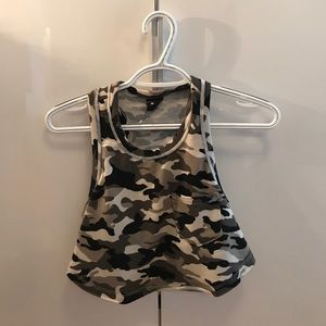 CAMO Crop Top