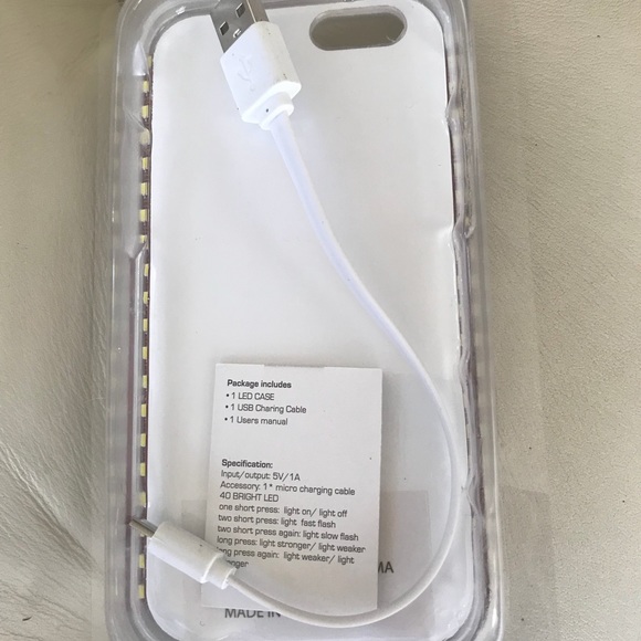 ILLUMINATED IPHONE BRIGHT LED PHONE CASE 6/6S - Picture 7 of 8