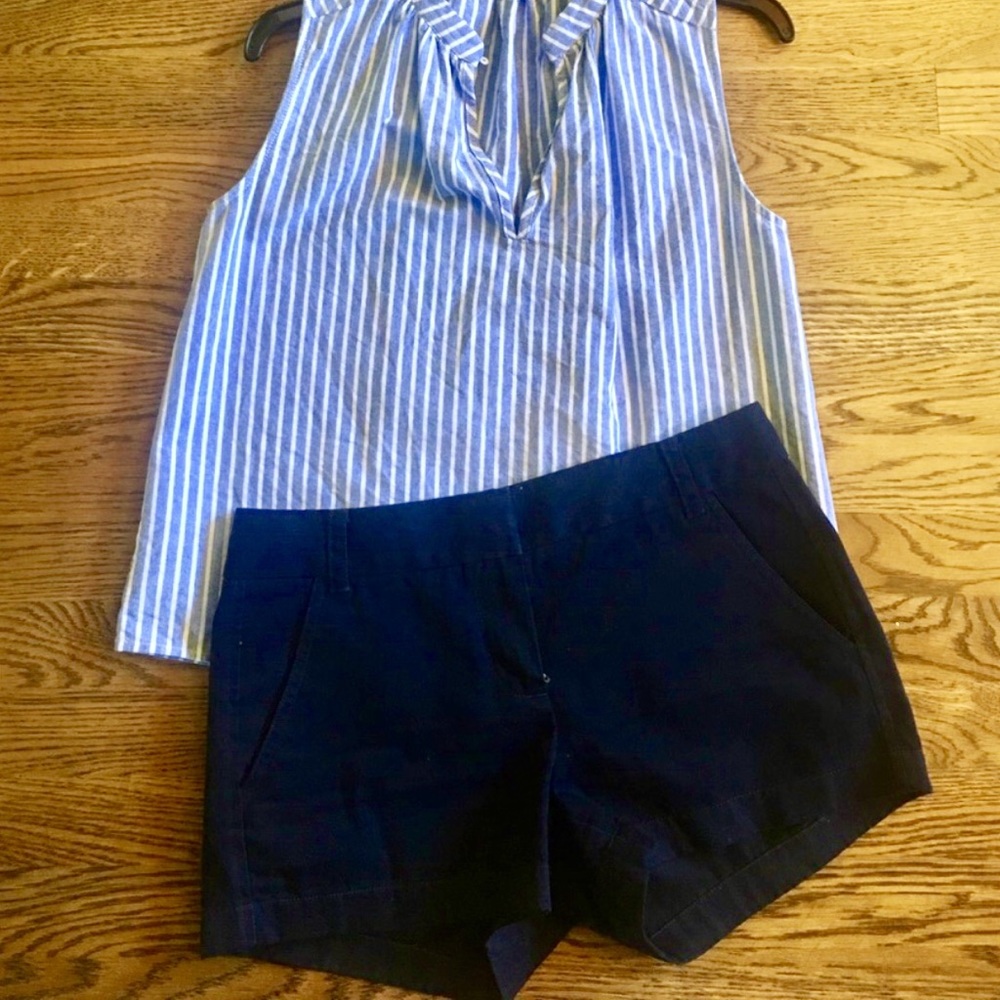 J. Crew Navy Chino Short