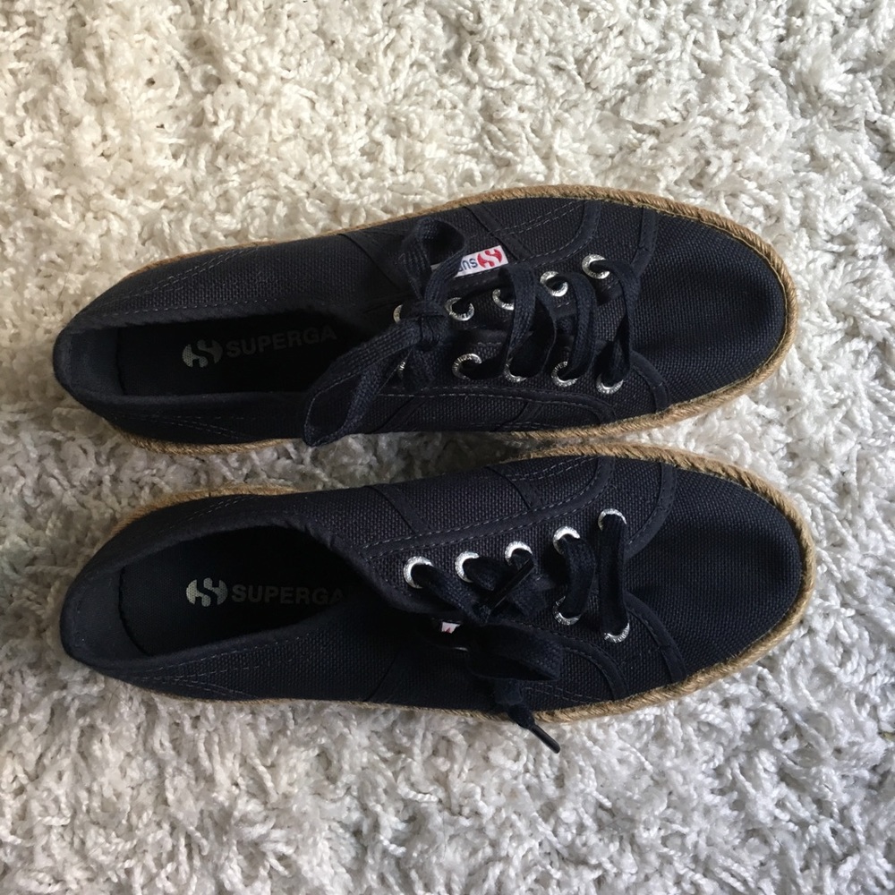 Superga- espadrille platform sneakers