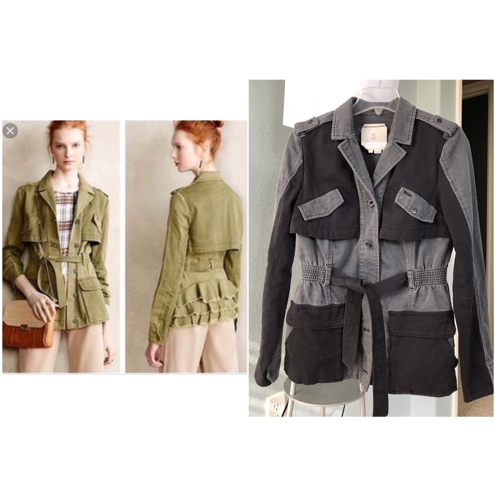 Anthropologie Hei Hei Ruffleback Anorak