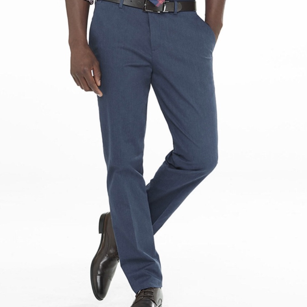 MENS express Skinny innovator non-iron dress pant