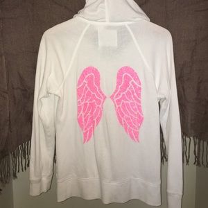 Victoria’s Secret Angel Wing Zip-Up Hoodie