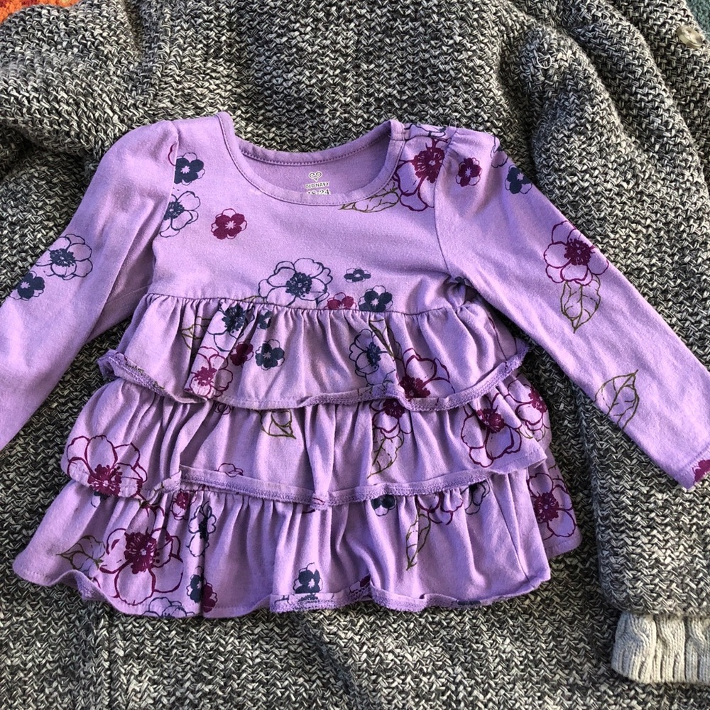 Toddlers purple shirt