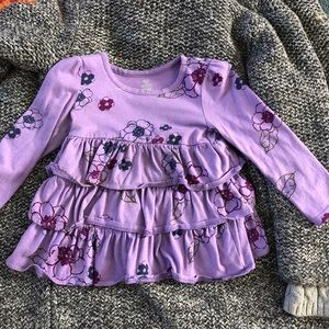 Toddlers purple shirt