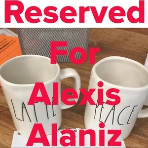 Reserved for Alexis Alaniz