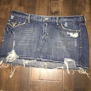 Hollister Mini Jean Skirt