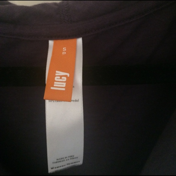 Purple t-shirt dress with hood - Picture 3 of 3