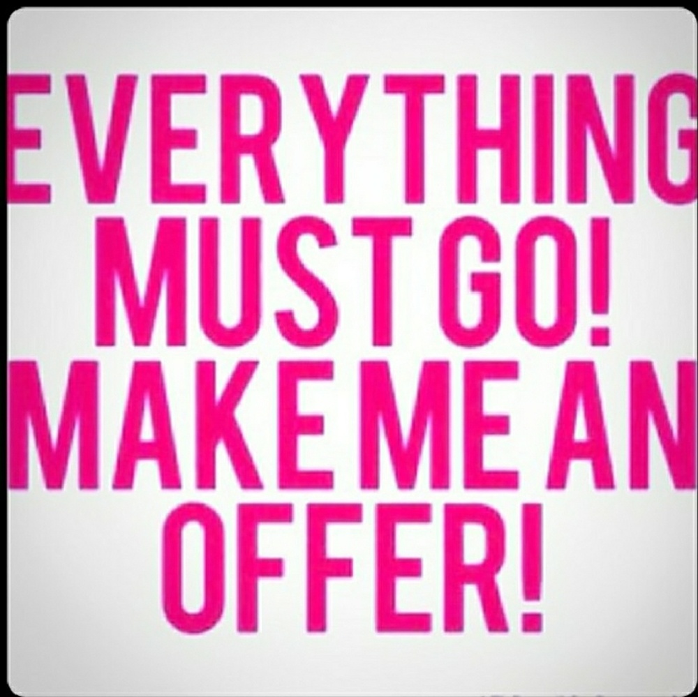 Accepting reasonable offers!