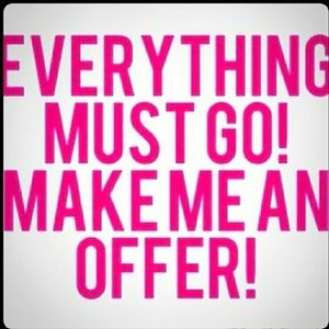 Accepting reasonable offers!