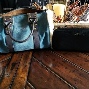 Ugg Handbag with Matching Ugg Wallet like new