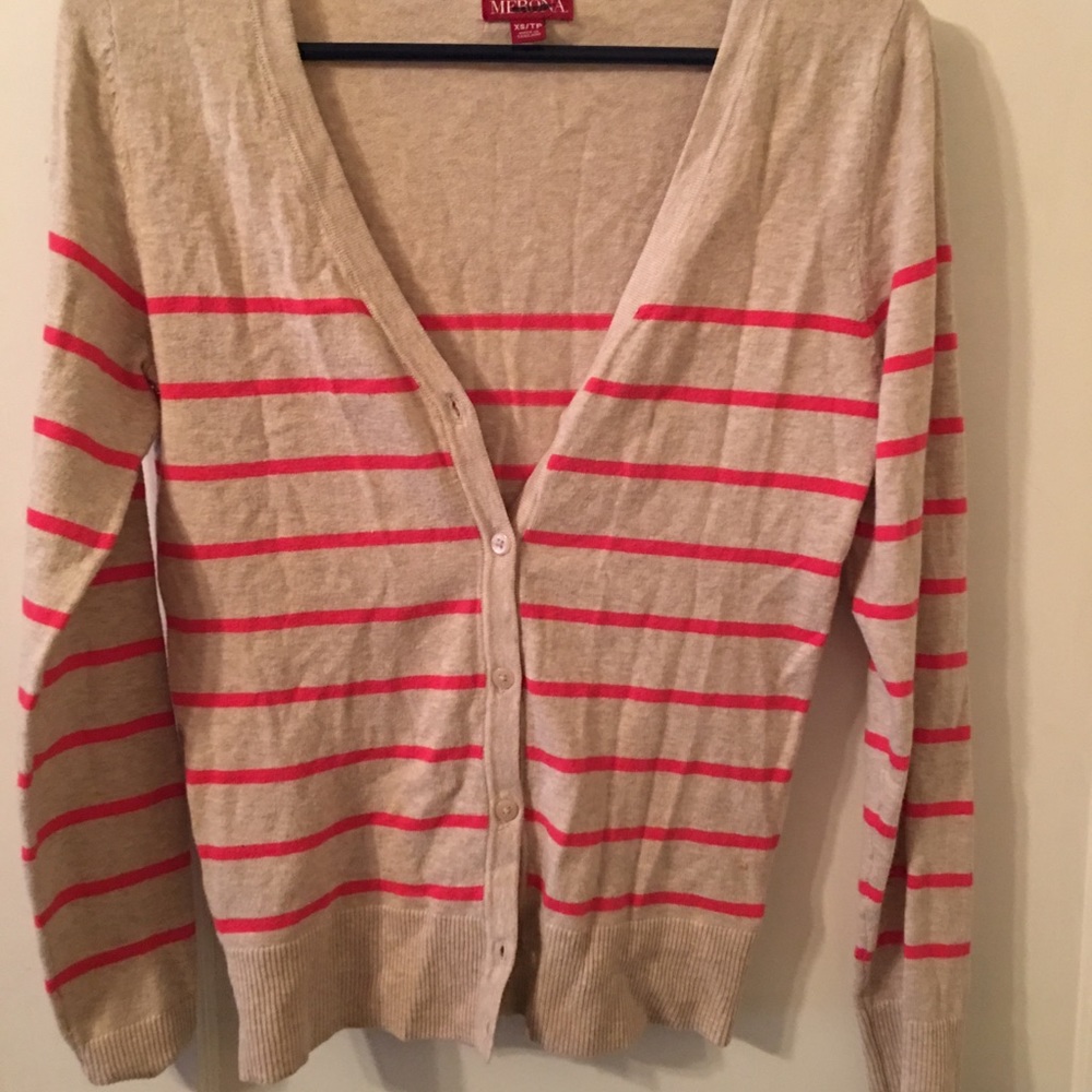 Striped cardigan
