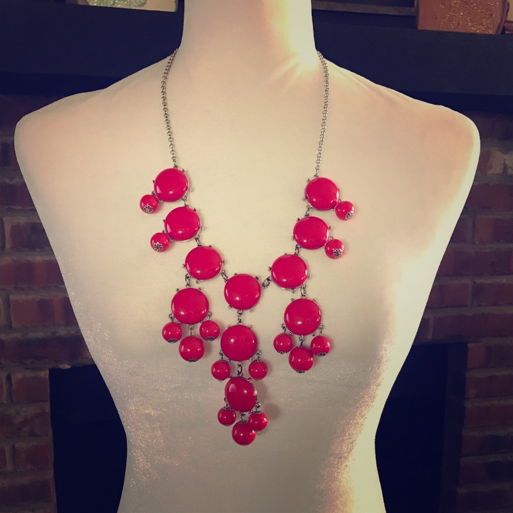 Red Bubble Necklace