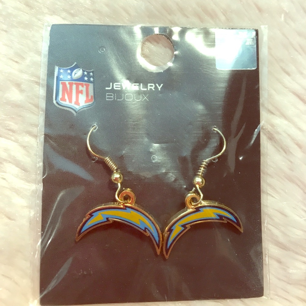 Chargers Football “Bolt” Earrings