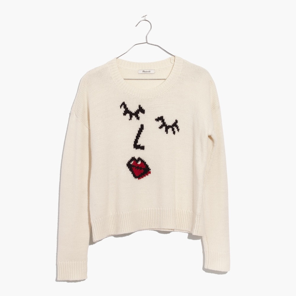 Madewell Making Faces Pullover Sweater
