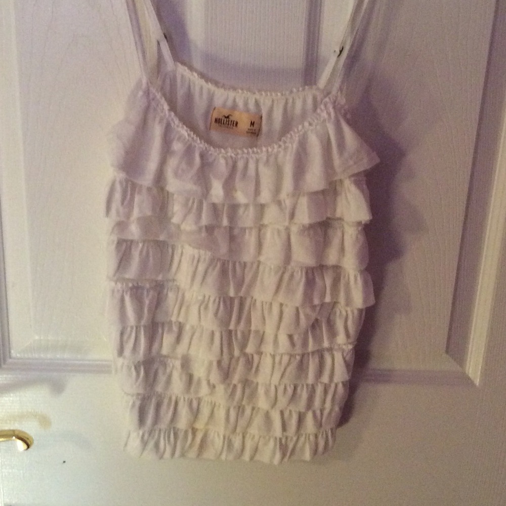 Hollister Layered White Tank