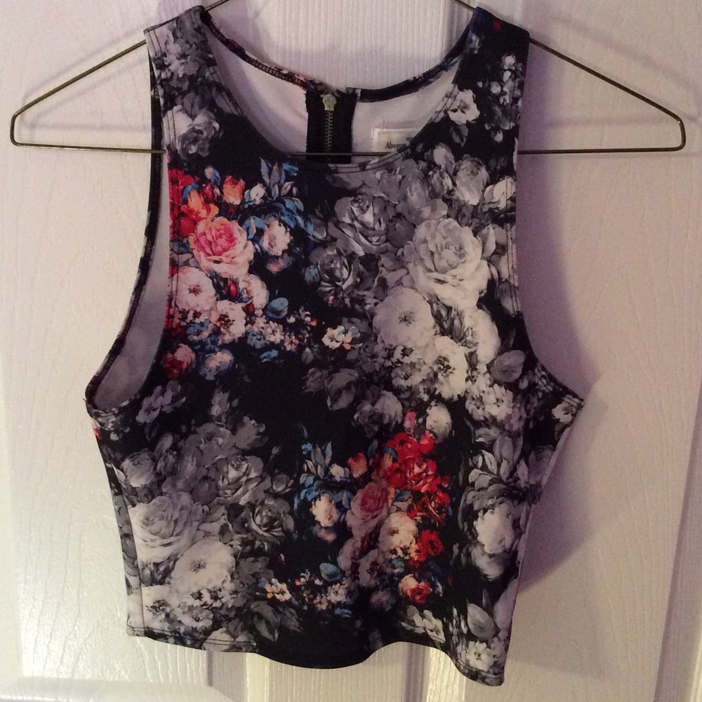 A&F Floral Crop Top