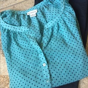 Liz Claiborne sheer top 💛🎉