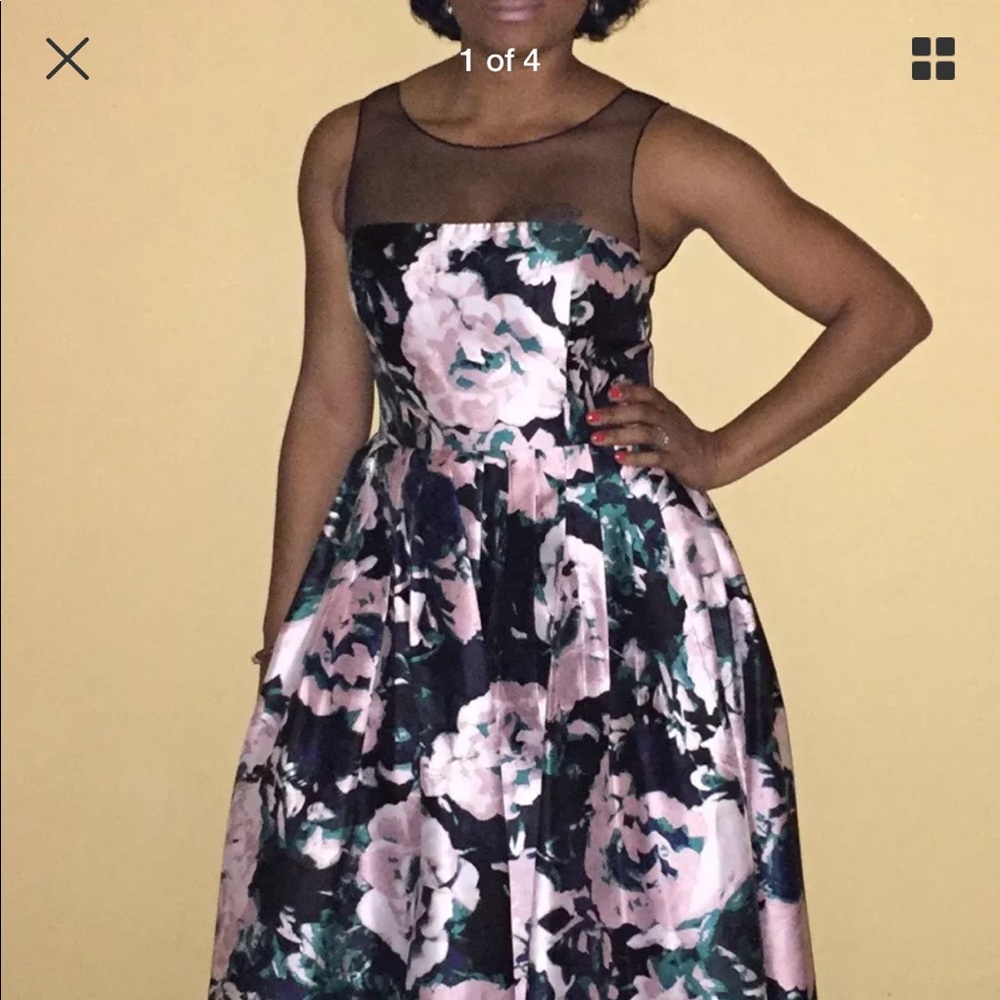 Floral Adrianna Papell Gown