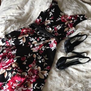 White HouseBlack Market satin dress. Sz 8