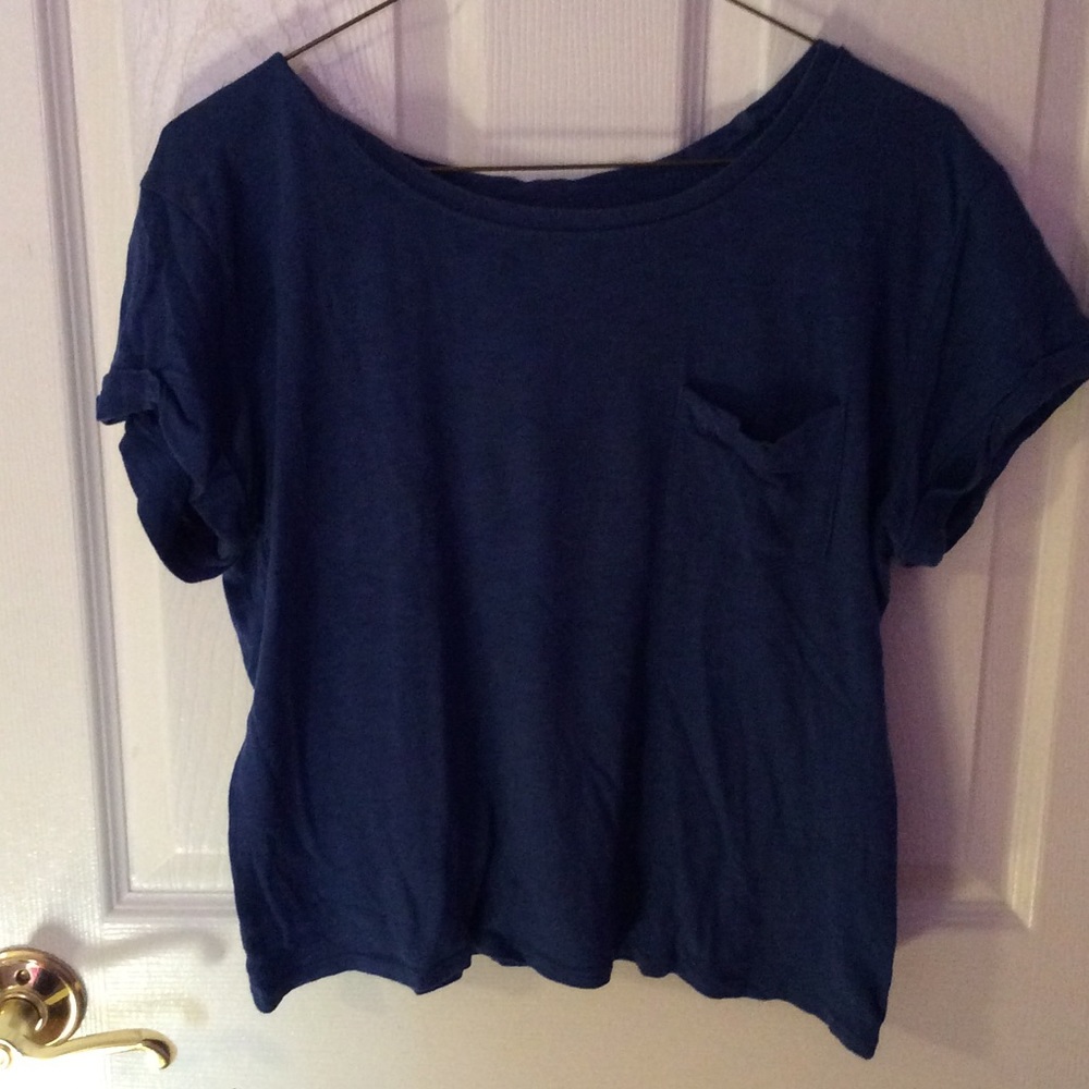A&F Blue Tee