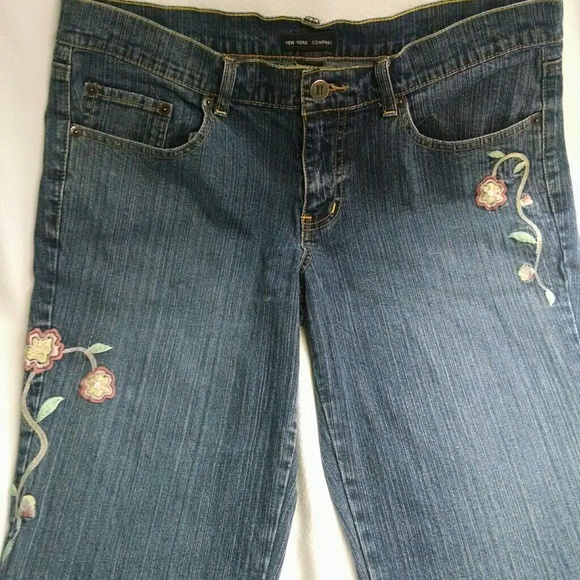 New York & Company Denim - New York & Company Embroidered Jeans