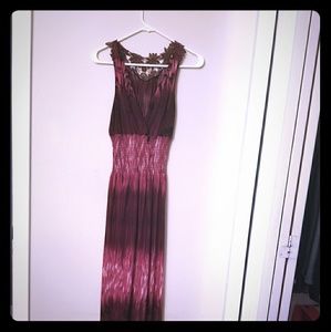 Low cut full length dress