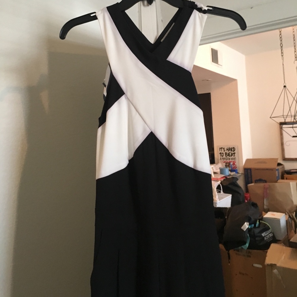 Black and white jumpsuit