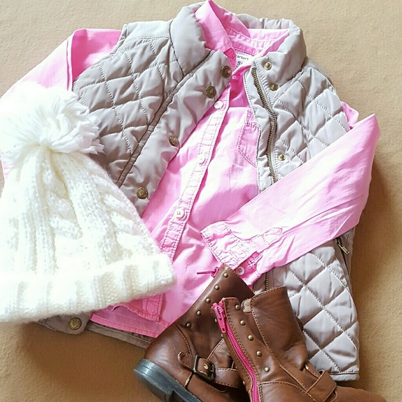 Pink button up - Picture 3 of 3