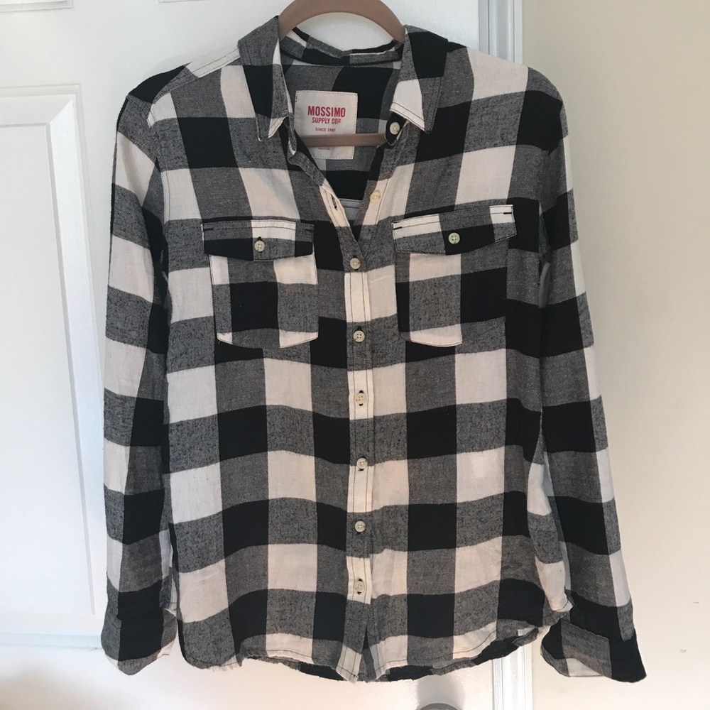 Target checkered button-up