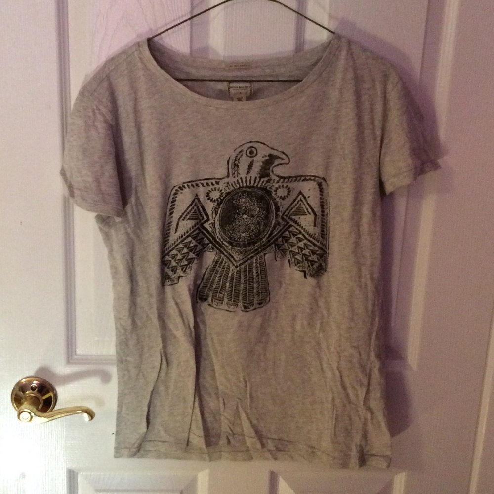 Ralph Lauren Gray Graphic Tee
