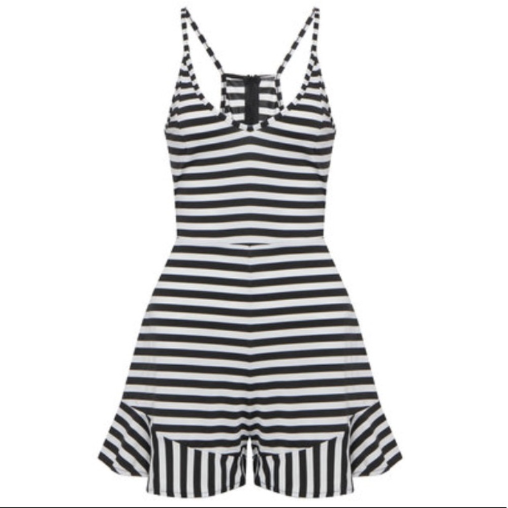 Racer back romper