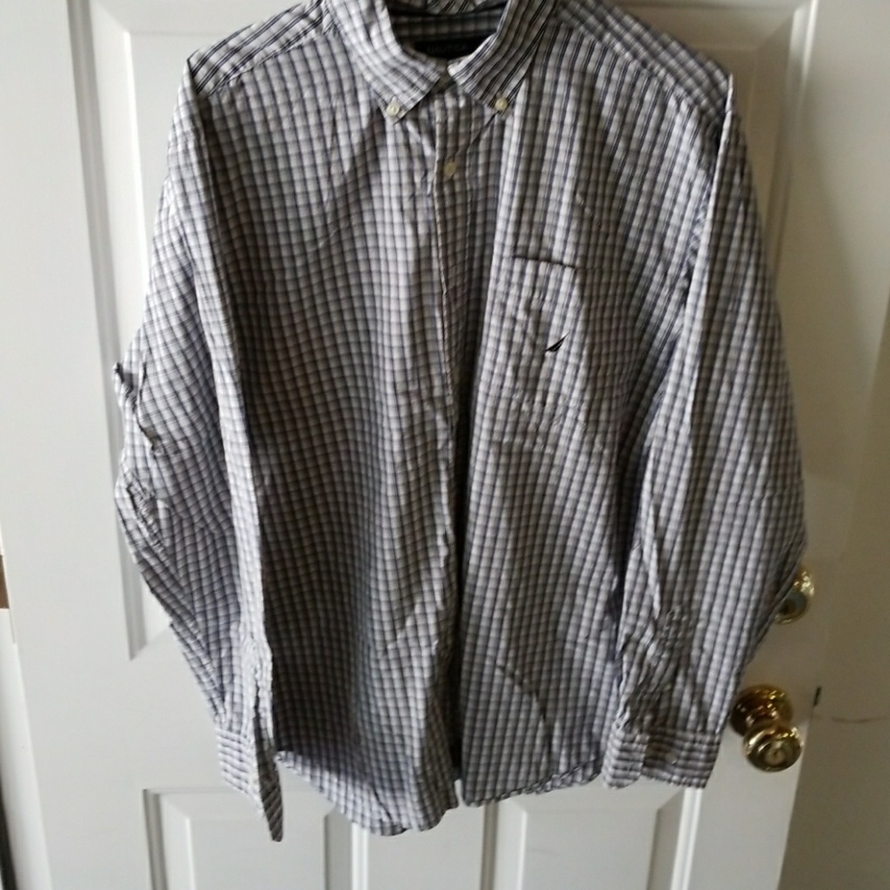 Nautica long sleeve men's dress shirt