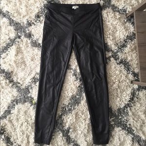 Zara Faux Leather Leggings